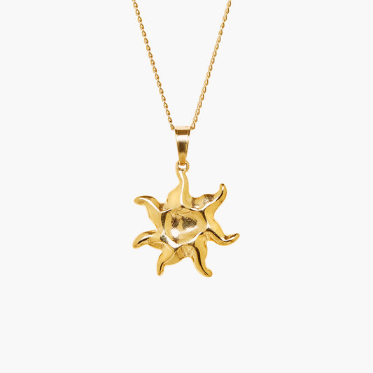 sun necklace gold, sun pendant, gold necklace, sunbeam sunshine necklace, sunburst necklace charm, sun symbol charm
