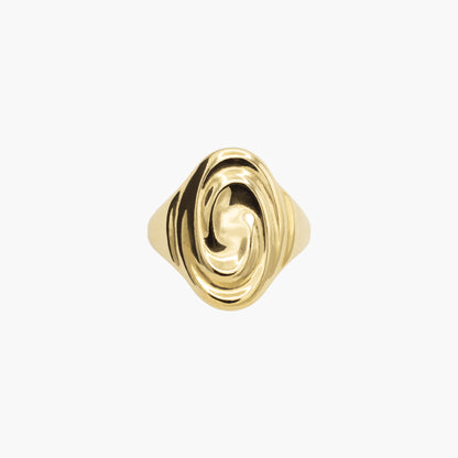 ONDINE OVAL RING GOLD