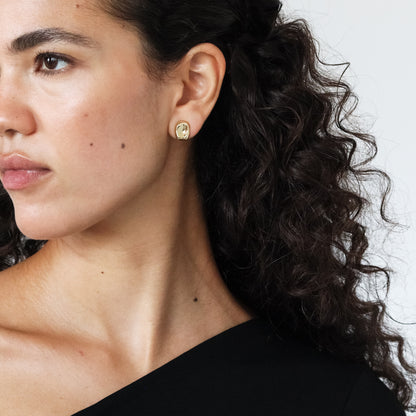 NUGGET EARRINGS GOLD