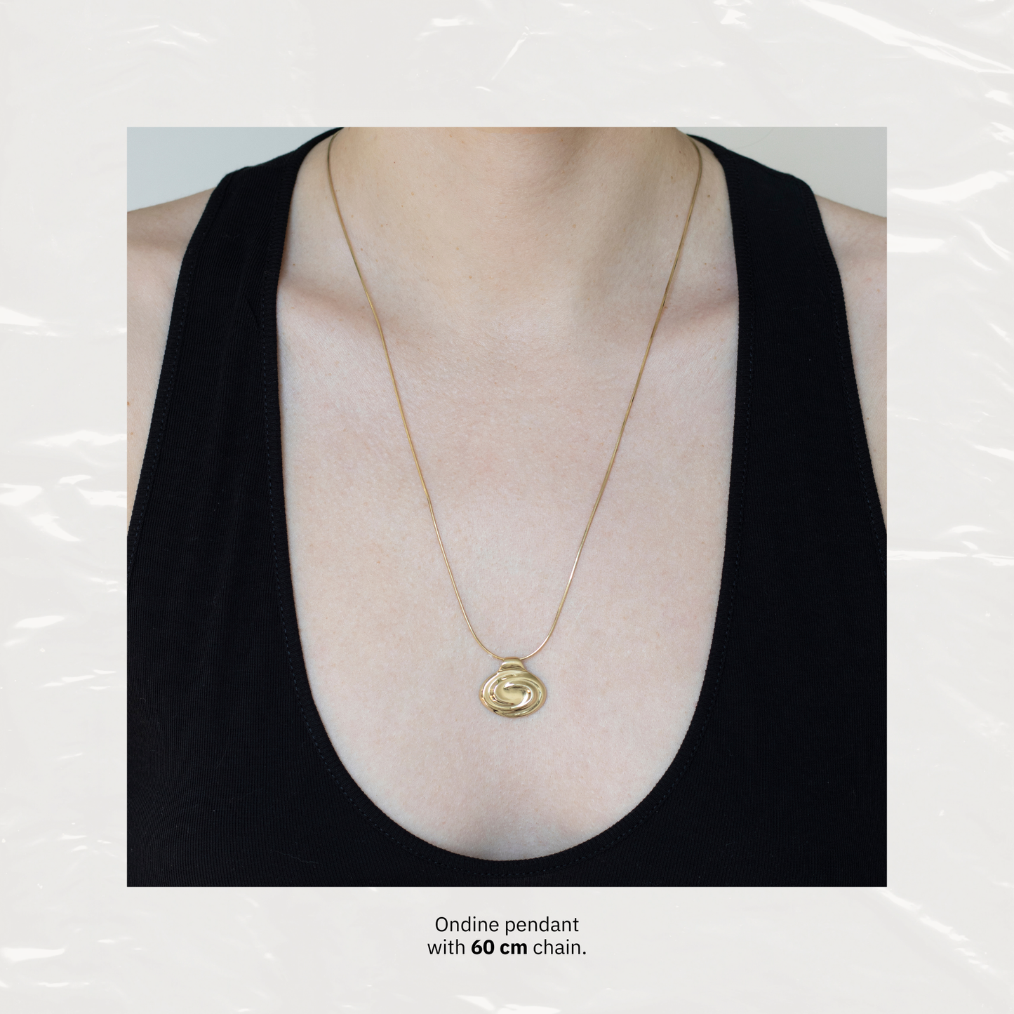ONDINE OVAL NECKLACE GOLD