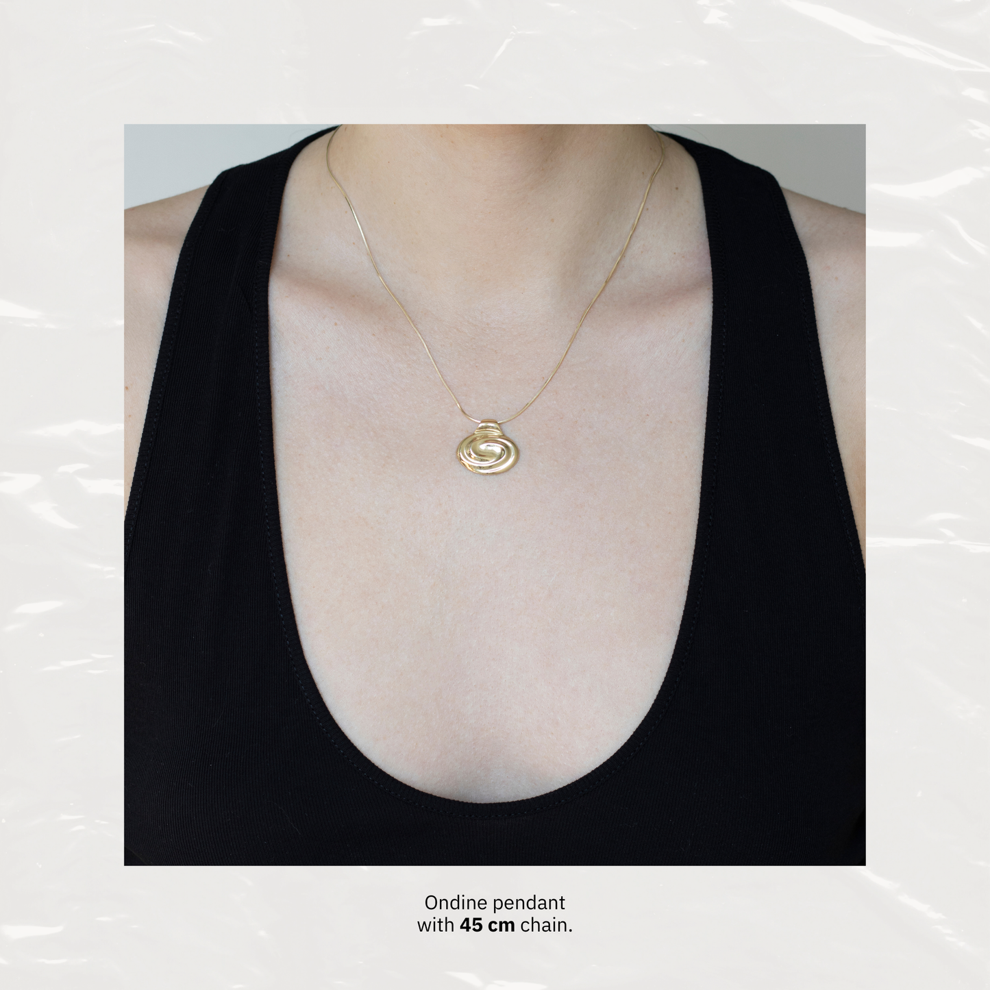 ONDINE OVAL NECKLACE GOLD
