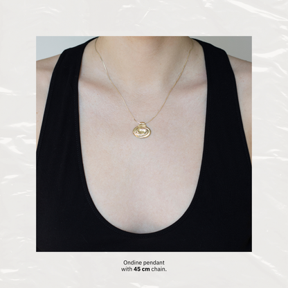 ONDINE OVAL NECKLACE GOLD