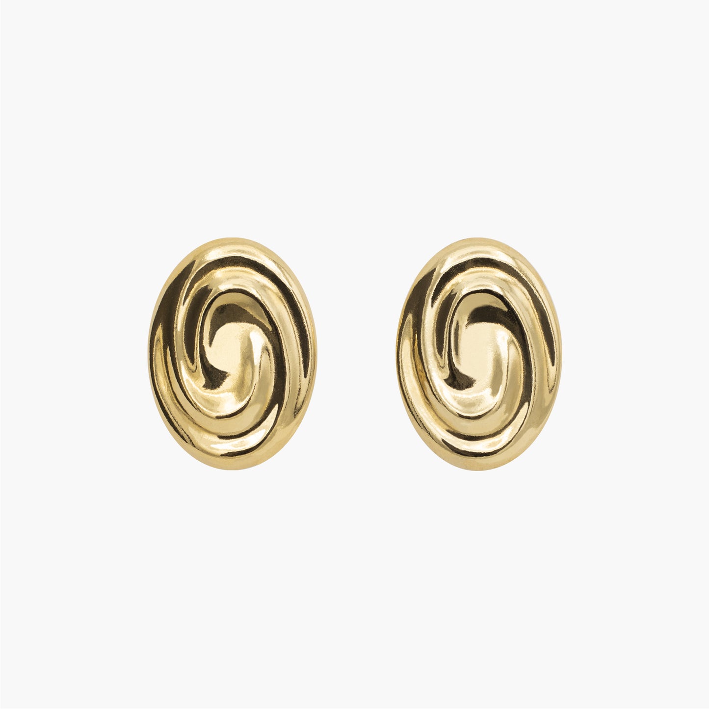 ONDINE OVAL EARRINGS GOLD