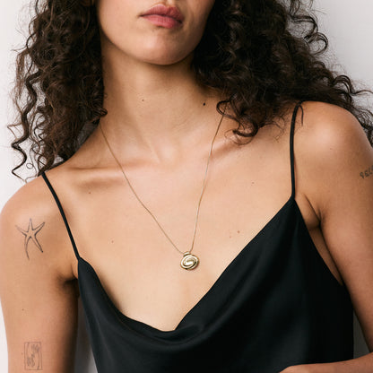 ONDINE OVAL NECKLACE GOLD