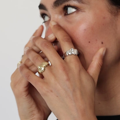 PEBBLE RING GOLD