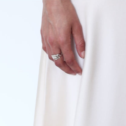 RIVER RING SILVER