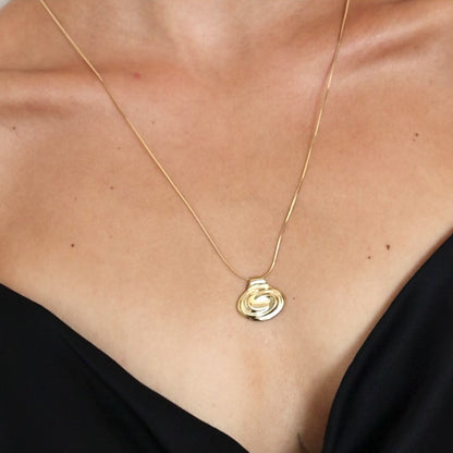 ONDINE OVAL NECKLACE GOLD