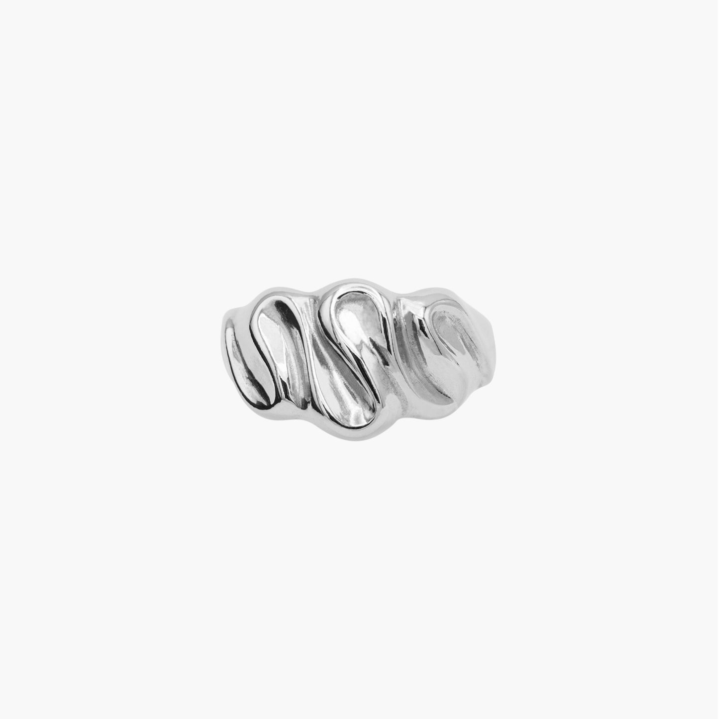 RIVER RING SILVER