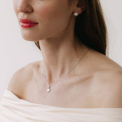 STAR CHARM NECKLACE STELLA SILVER