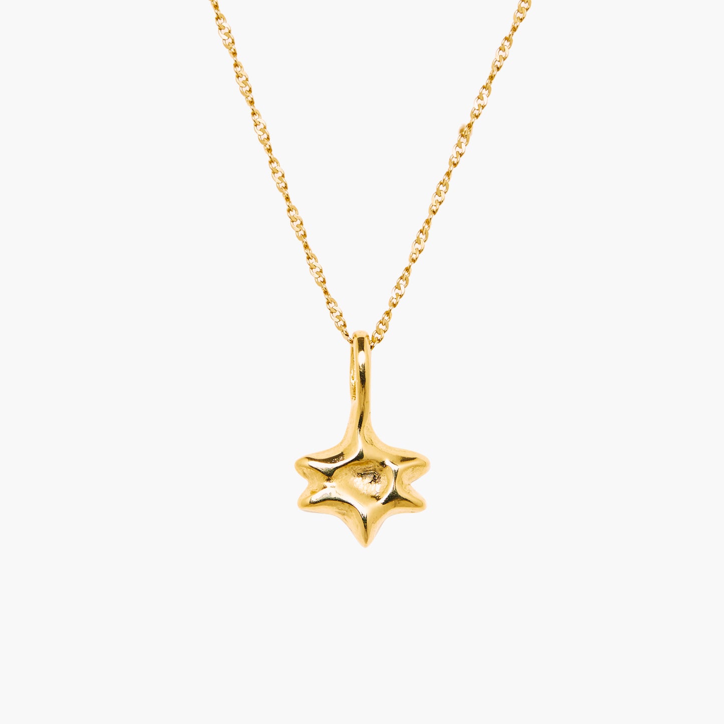 starburst gold necklace, star pendant necklace, gold jewellery design necklaces, gold necklace for women, trendy jewelry 